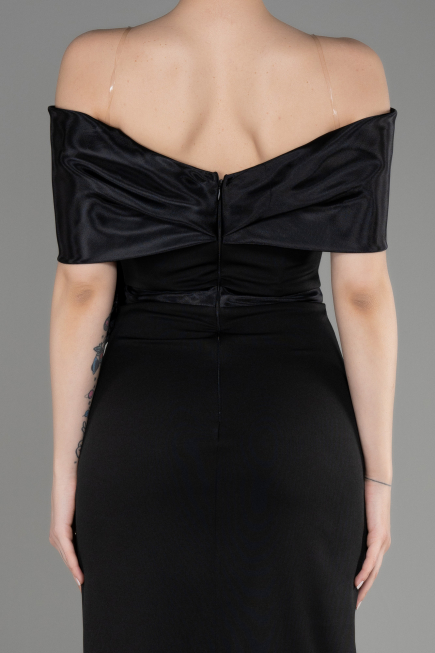 Midi Black Evening Dress ABK2014