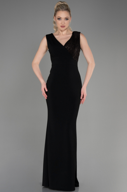 Long Black Evening Dress ABU1190