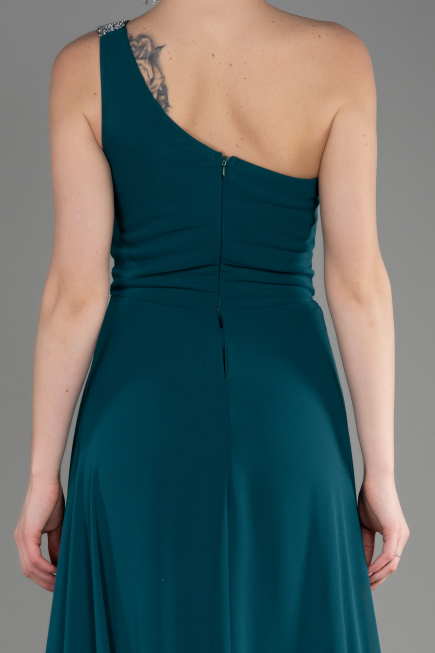 Emerald Green Long Chiffon Party Evening Jumpsuit ABT116