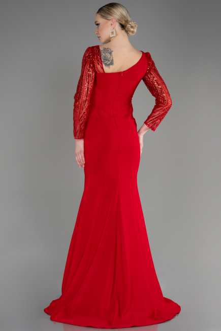 Red Long Evening Dress ABU3712