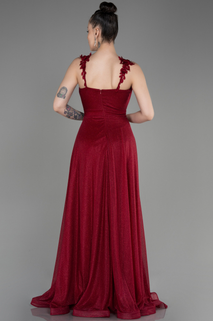 Burgundy Long Evening Dress ABU2307