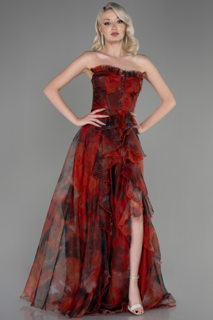 Light Brown Long Evening Dress ABU3360