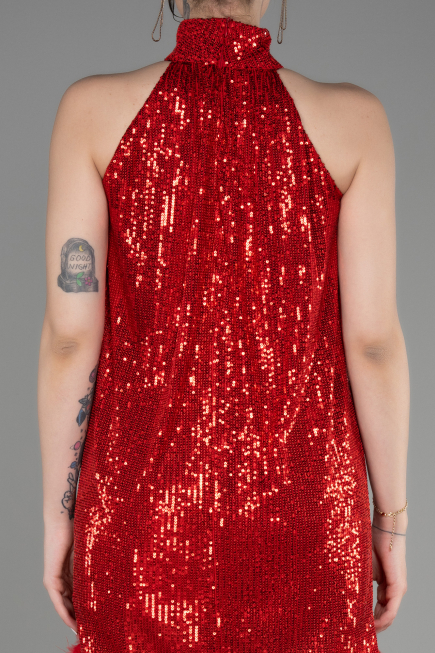 Short Red Party Dress ABK2049