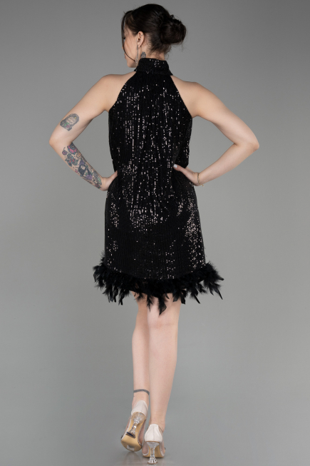 Short Black Party Dress ABK2049