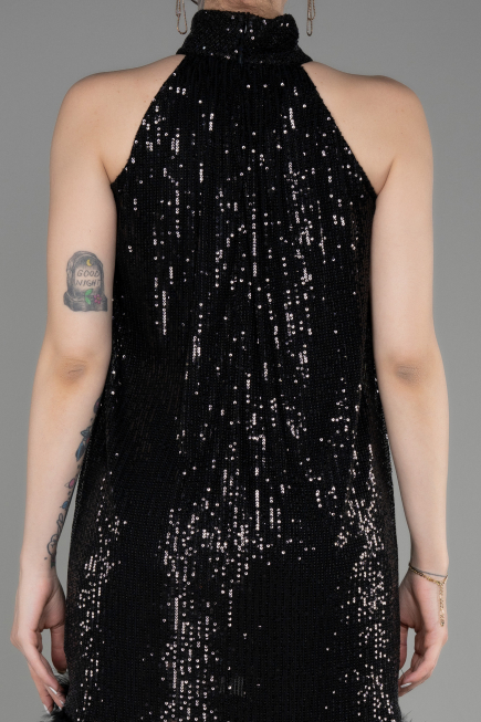 Short Black Party Dress ABK2049