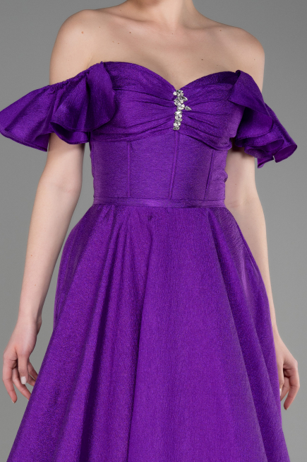 Long Purple Evening Dress ABU3884