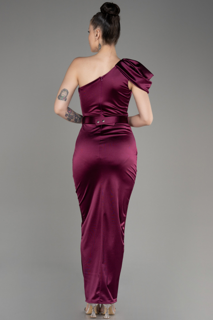 Plum Long Evening Dress ABU2982