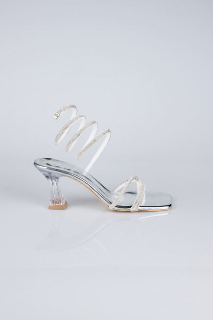 Silver Stony Evening Shoe AB2002