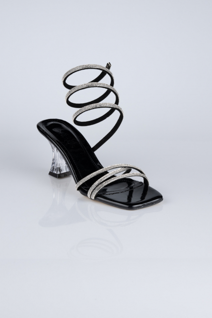 Black Stony Evening Shoe AB2002