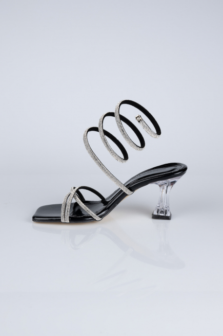 Black Stony Evening Shoe AB2002