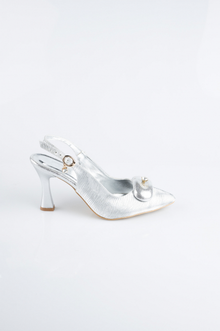 Silver Laser Cut Stiletto MJL5164