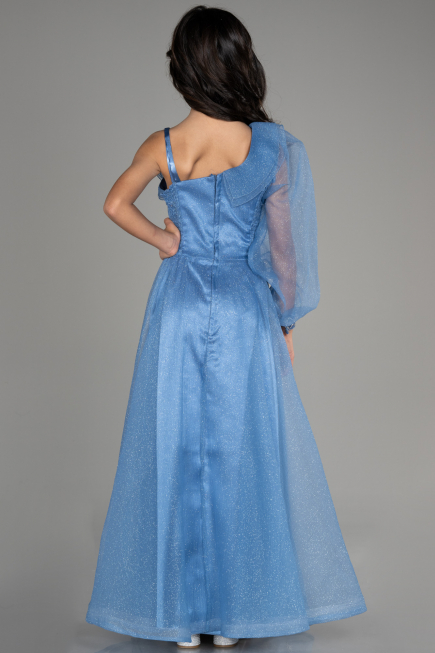 Long Indigo Girl Dress ABU2453