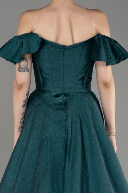 Emerald Green Long Evening Dress ABU3884