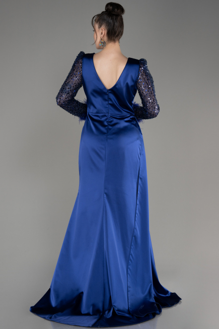 Parlement Long Satin Evening Dress ABU3080
