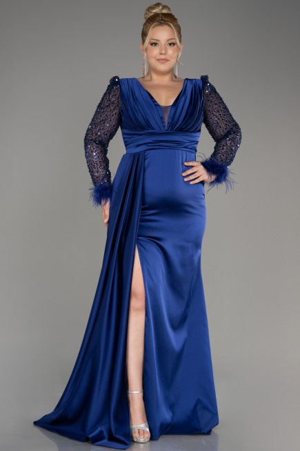 Parlement Long Plus Size Evening Dress ABU3237
