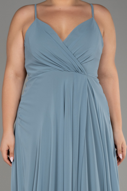 Turquoise Long Plus Size Evening Dress ABU1324