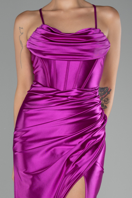 Violet Long Prom Gown ABU3247