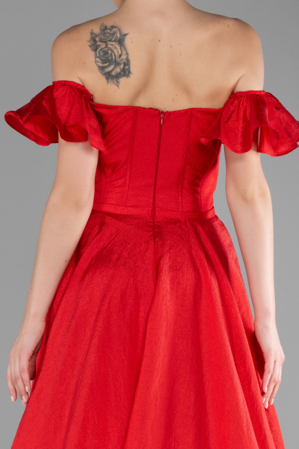 Red Long Evening Dress ABU3884