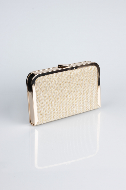 Gold Silvery Box Bag KC121