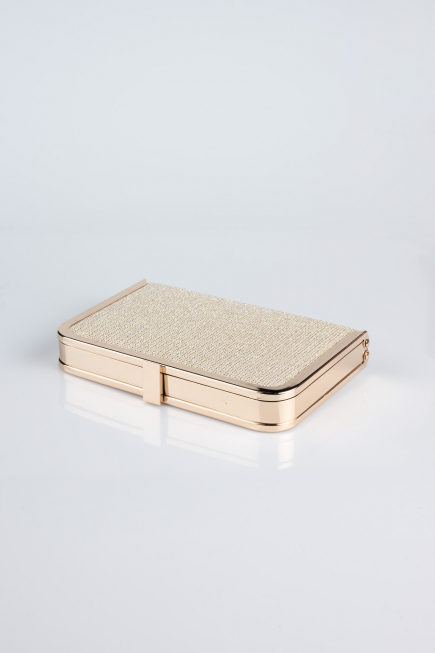 Gold Silvery Box Bag KC121
