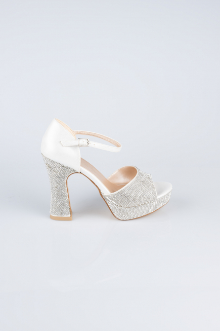 White Stony Evening Shoe MJ2228