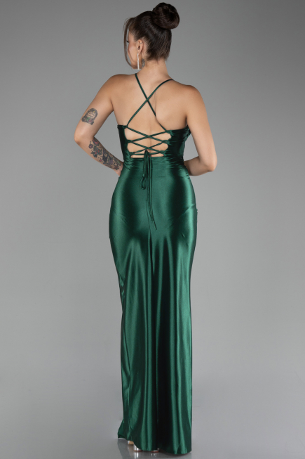 Emerald Green Long Prom Gown ABU3247