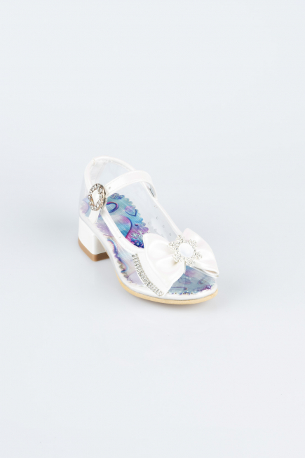 White Skin Kid Shoe HR24011