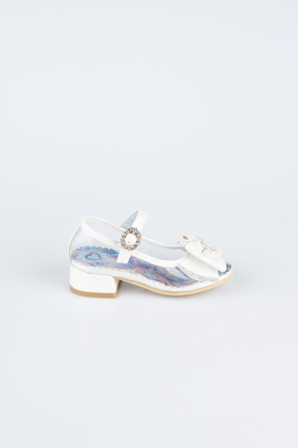 White Skin Kid Shoe HR24011