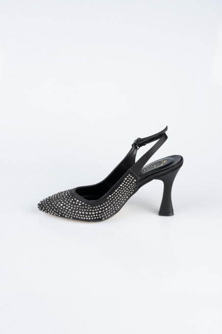 Black Stony Stiletto MJ4103