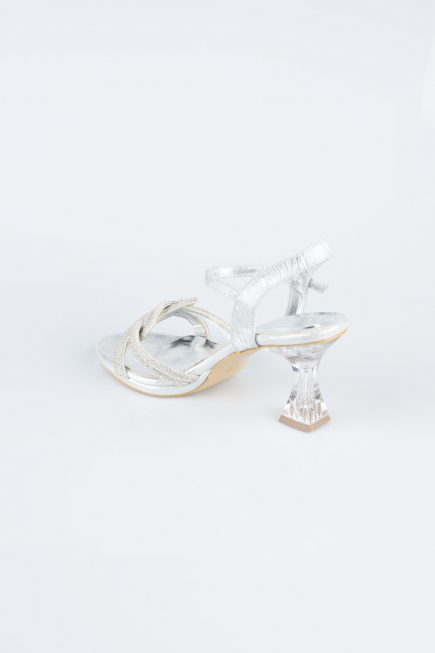 Silver Stony Evening Shoe MJ4104