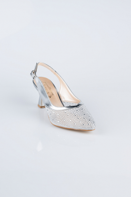 Silver Stony Evening Shoe MJ5311