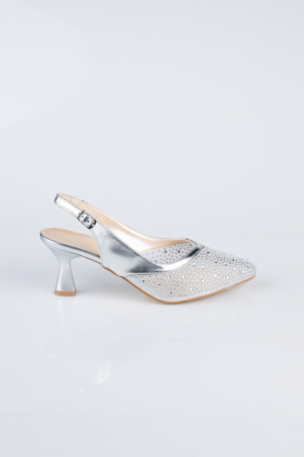 Silver Stony Evening Shoe MJ5311