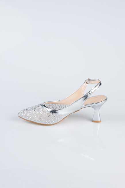 Silver Stony Evening Shoe MJ5311