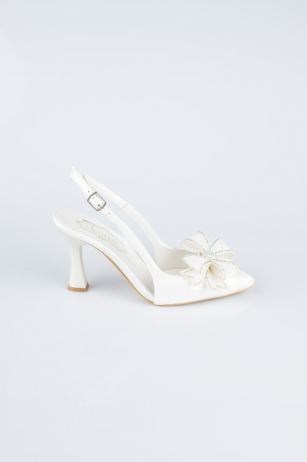 White Skin Evening Shoe MJD4100