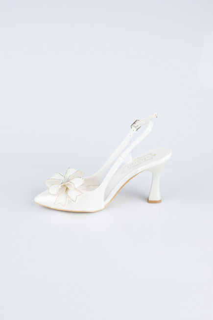 White Skin Evening Shoe MJD4100
