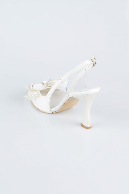 White Skin Evening Shoe MJD4100