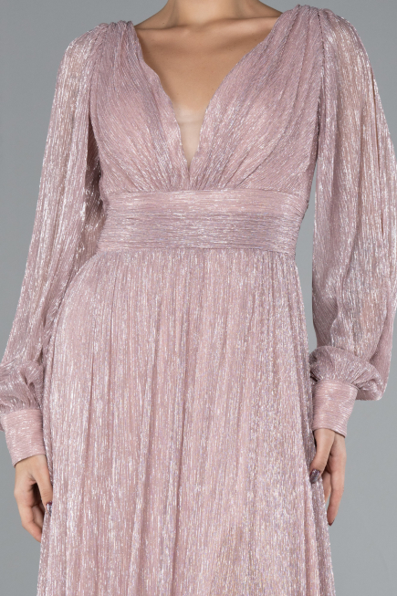 Powder Color Long Evening Dress ABU2905