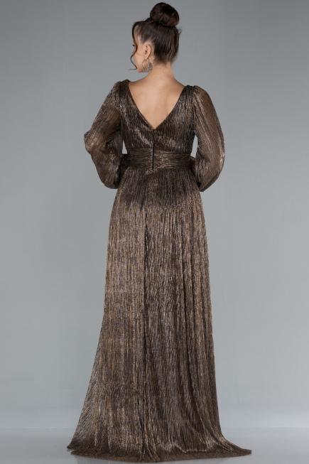 Copper Long Evening Dress ABU2905
