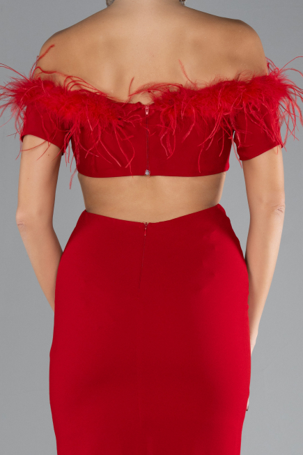 Long Red Evening Dress ABU3602