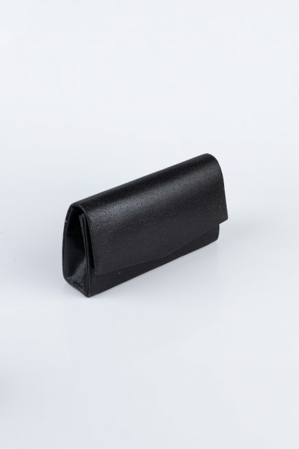 Black Plaster Fabric Night Bag KC201