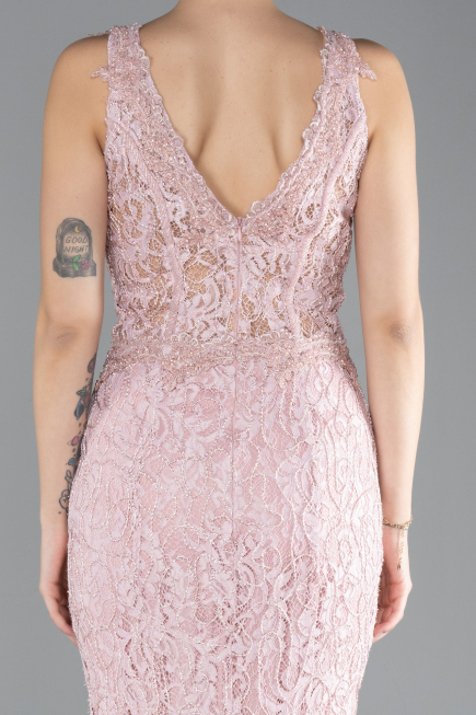 Pudra Sleeveless Laced Long Mermaid Prom Gown ABU4493