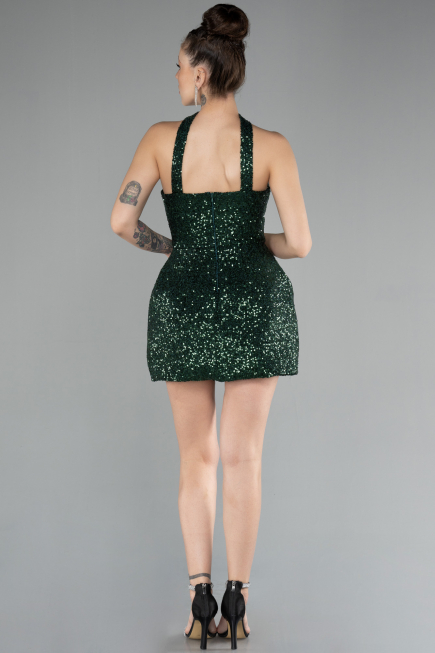 Mini Emerald Green Party Dress ABK2201