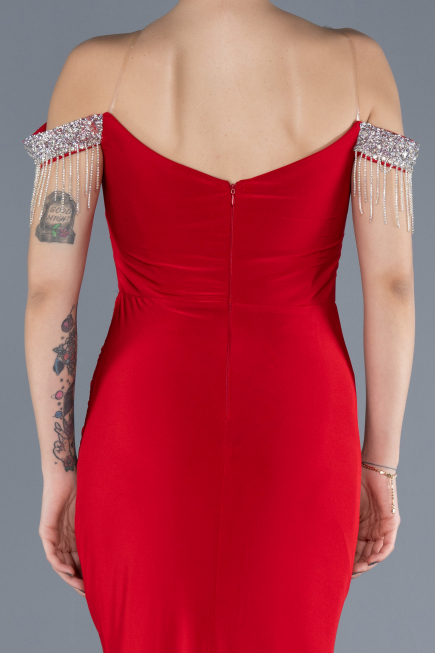 Long Red Evening Dress ABU4553