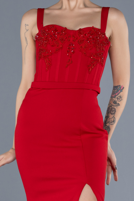 Long Red Evening Dress ABU3345