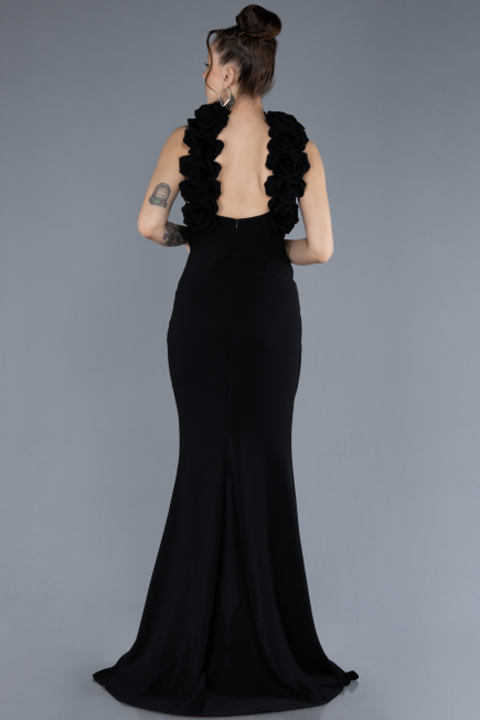 Long Black Evening Dress ABU4610