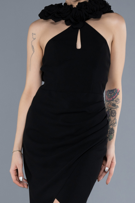 Long Black Evening Dress ABU4610