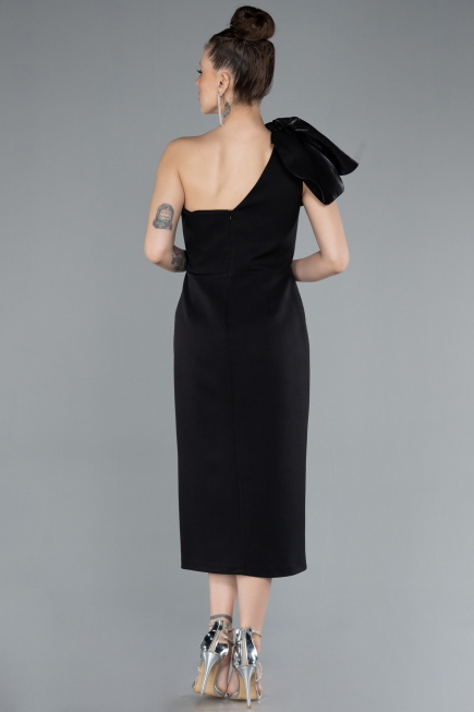 Midi Black Cocktail Dress ABK2249