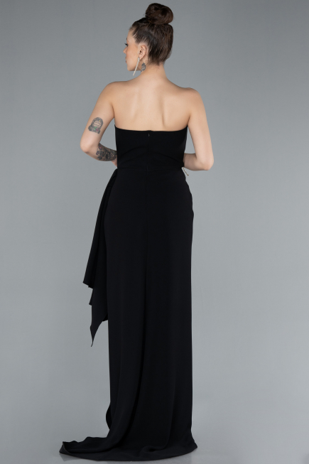 Long Black Mermaid Evening Gown ABU4666