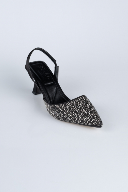 Black-Silver Stony Stiletto AB1127