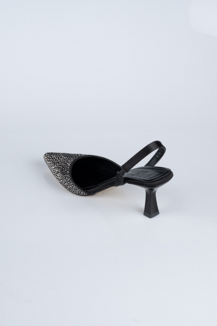 Black-Silver Stony Stiletto AB1127